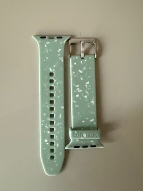 OtterBox mint green speckled silicone Apple Watch band - 42/44 mm